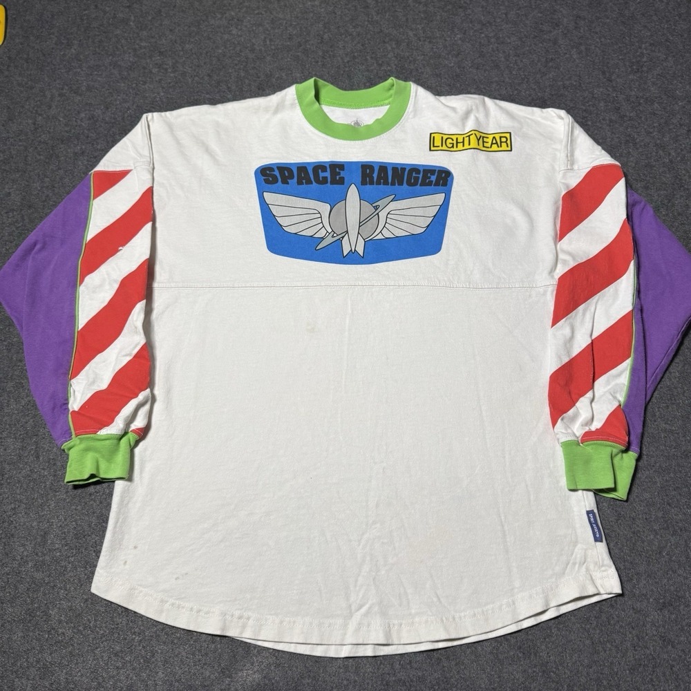 Disney Parks Toy Story Buzz Lightyear Spirit Jersey To Infinity‎ & Beyond SMALL